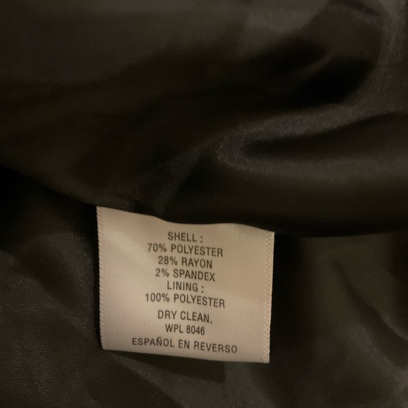 NWT JM Collection Women's Black Long Sleeve Button Front Pea Coat - Size L - Picture 5 of 13